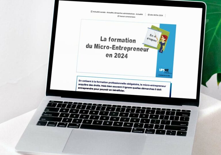 La formation du micro-entrepreneur en 2024 en 4 étapes